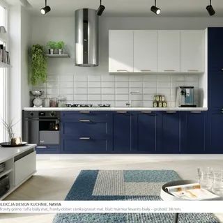 STYLOWY CIEMNY NIEBIESKI