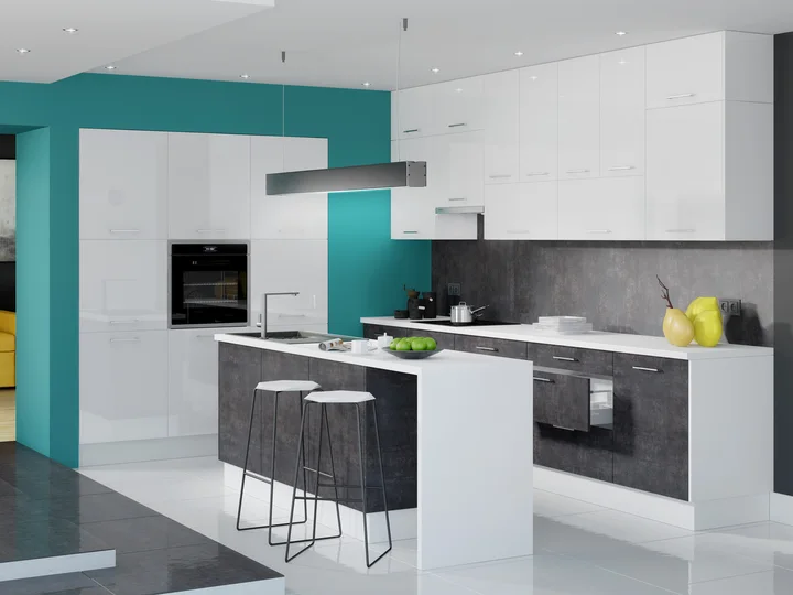 Kitchens with handles